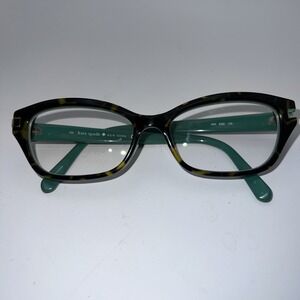 Kate Spade Women's Eyeglasses ‎ Tortoise Green FOR PARTS ONLY